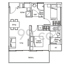 Jupiter 18 (D15), Apartment #189469862